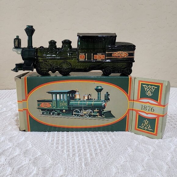 Vintage Avon 1876 CENTENNIAL EXPRESS Glass TRAIN Wild Country Original Box - Picture 4 of 14